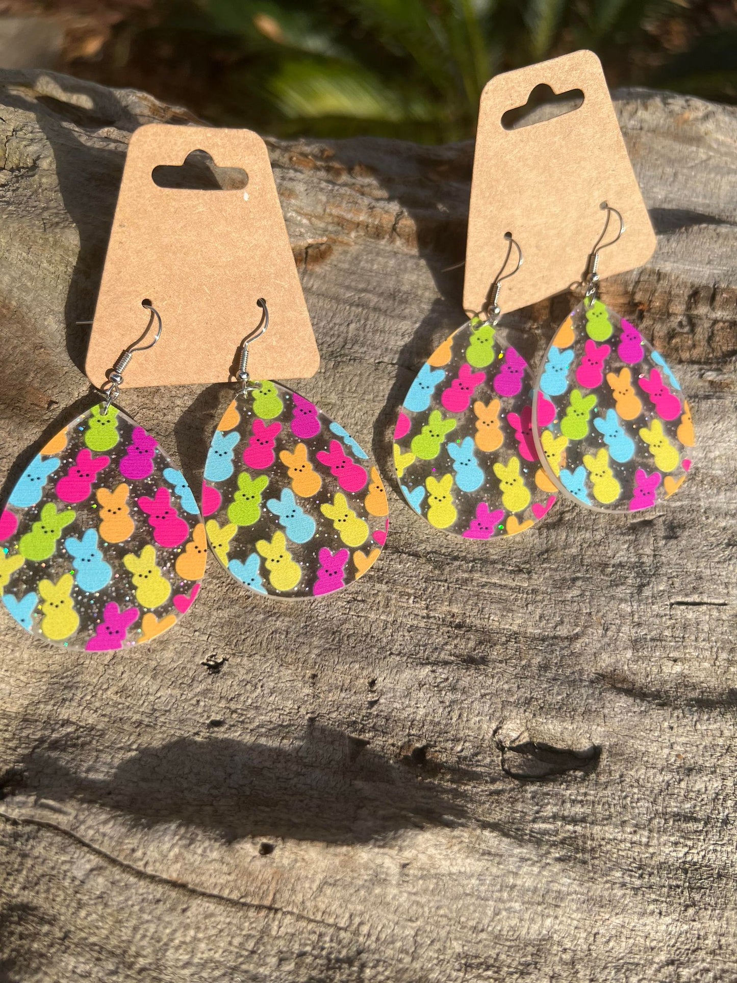 Easter Peep Dangly Earrings