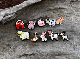 Farm Animal Croc Charms