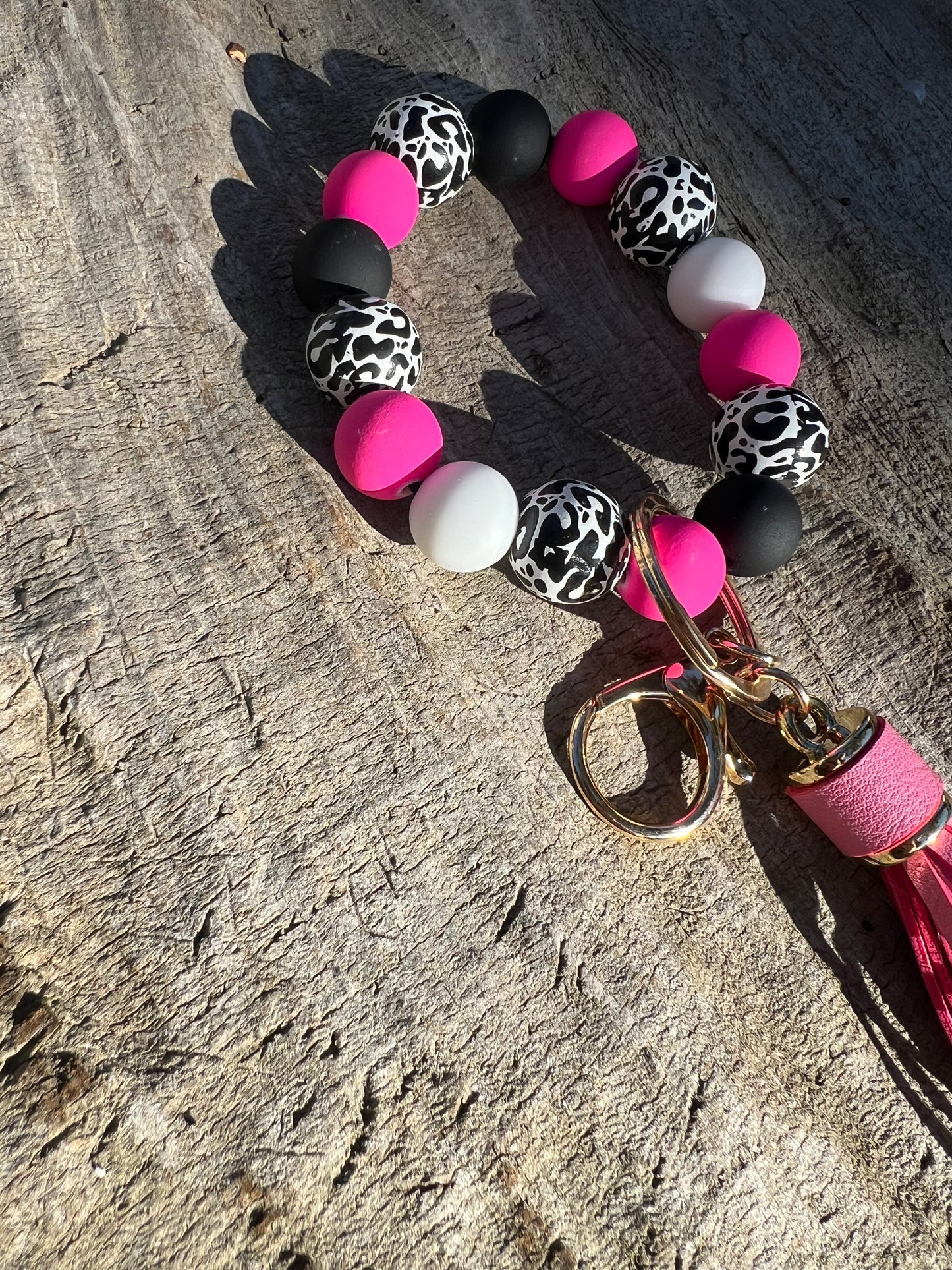 Leopard Print Wristlet