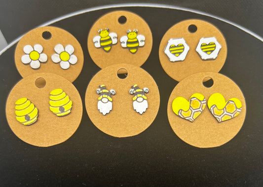 Spring Bee Stud Earrings