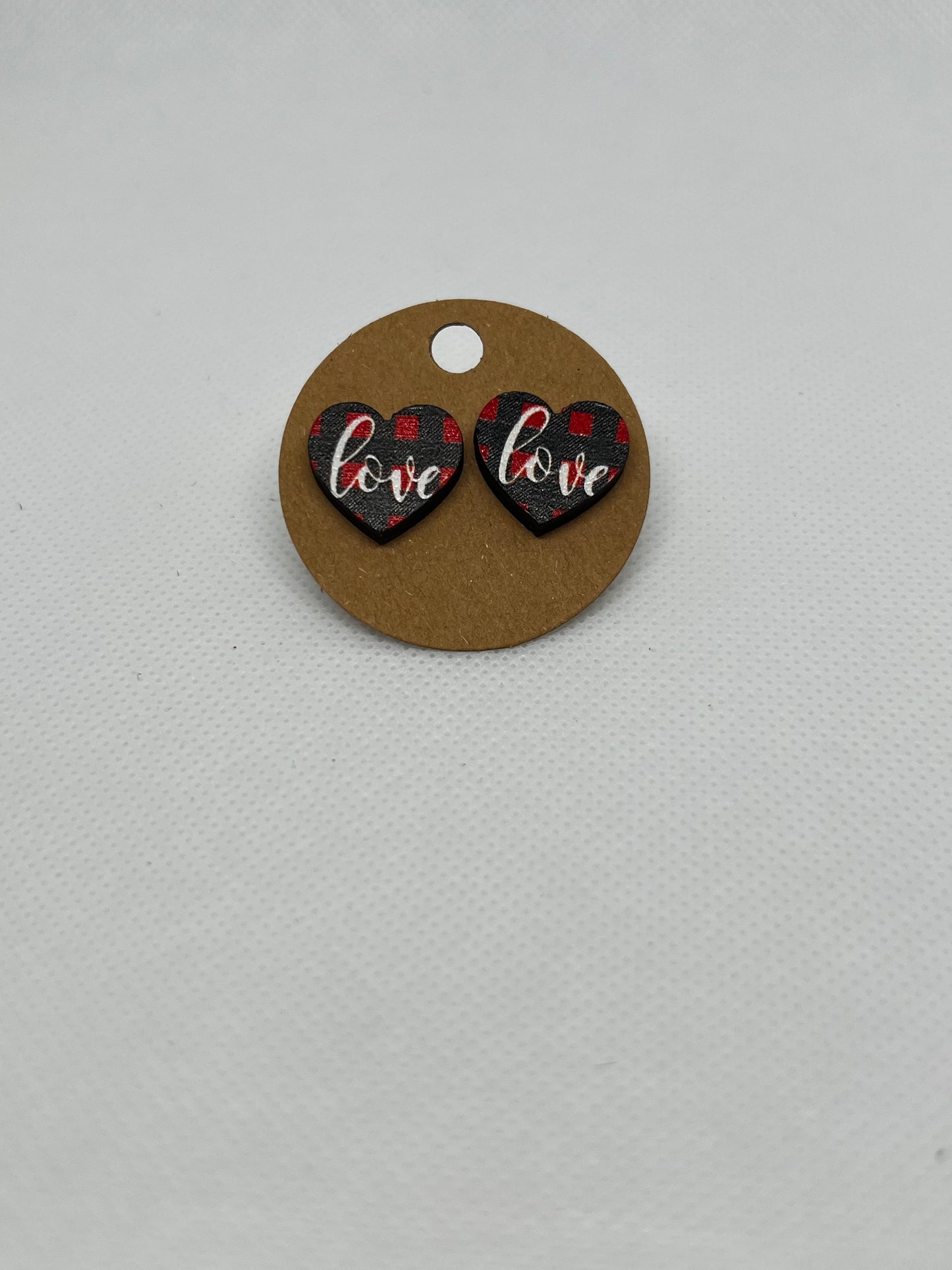 Valentine’s Heart Stud Earrings