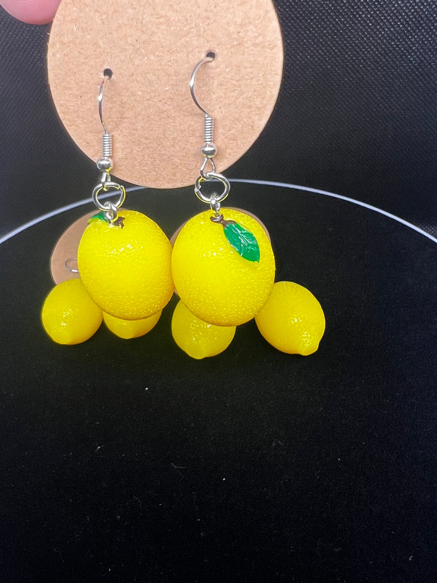 Lemon Dangly Earrings