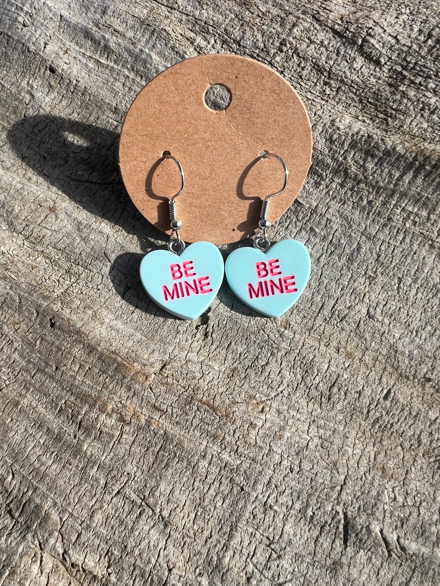 Be Mine Heart Dangly Earrings