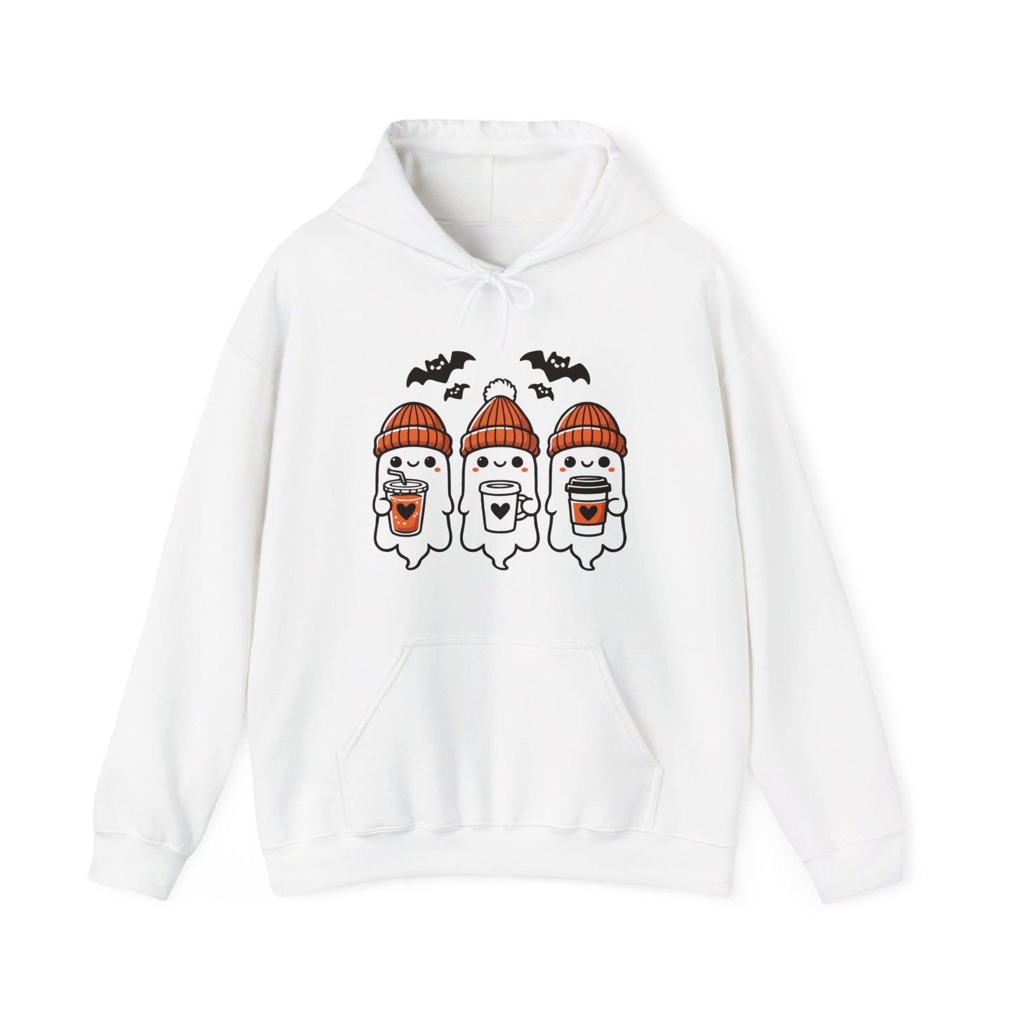 Fall Ghosties Unisex Heavy Blend™ Hooded Sweatshirt