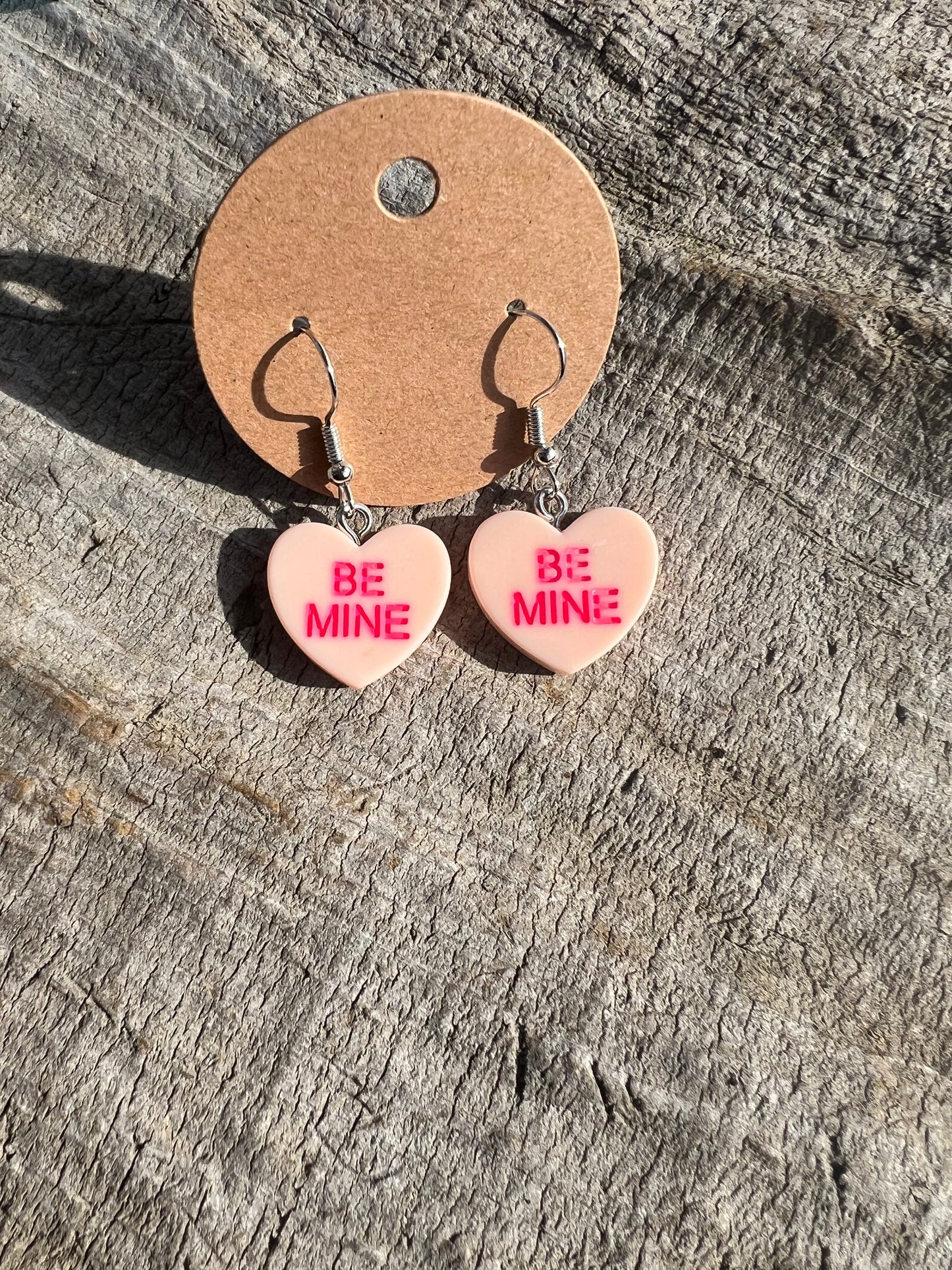 Be Mine Heart Dangly Earrings