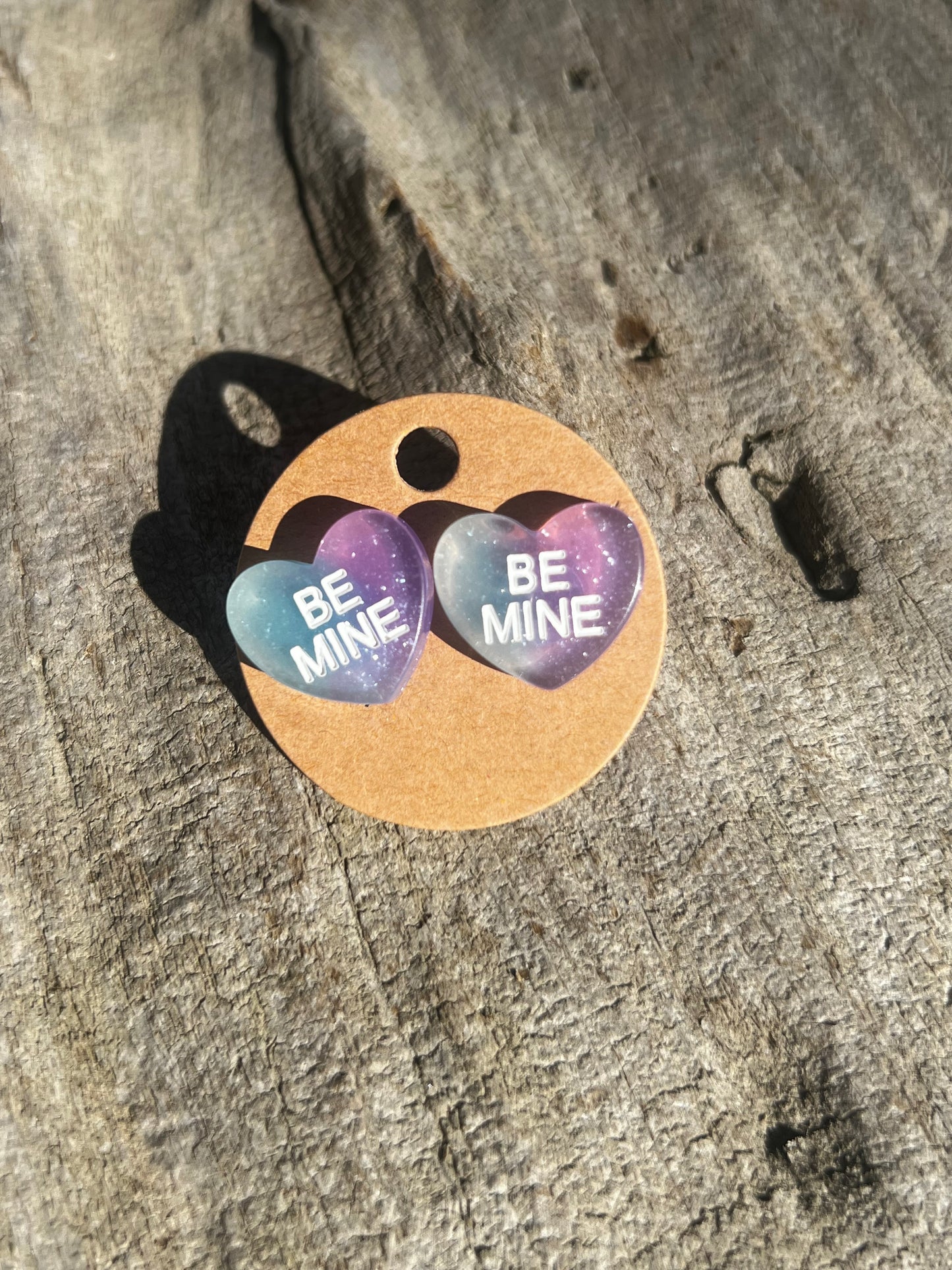 Be Mine Heart Stud Earrings