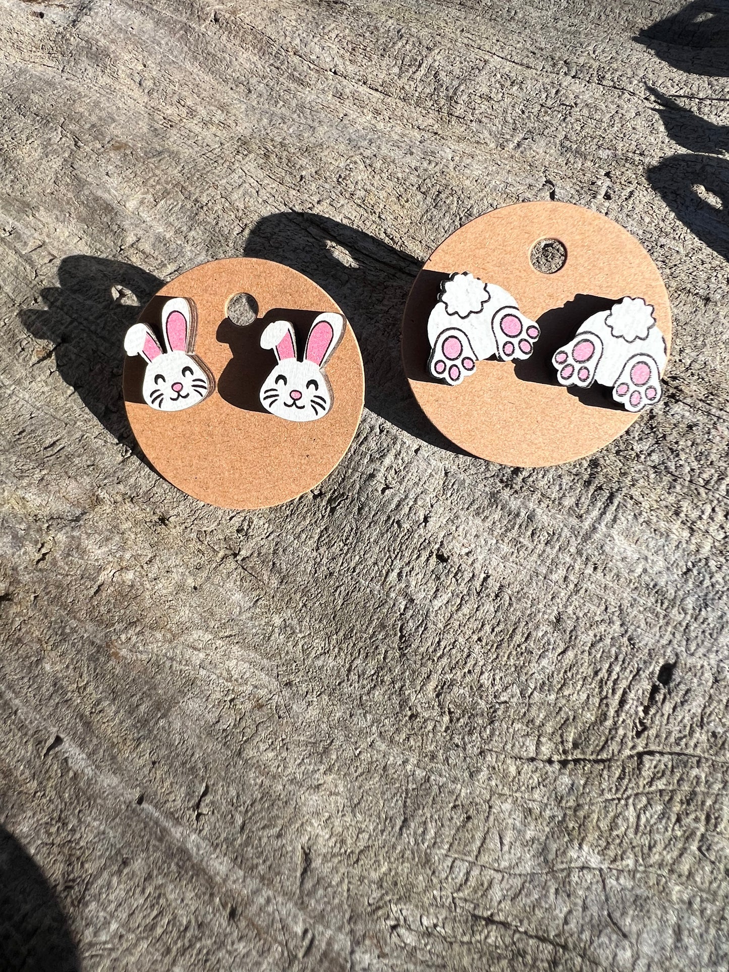 Easter Bunny Stud Earrings