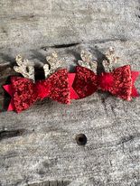 Christmas Antler Bows