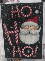 Ho Ho Ho Santa  5D Diamond Painting (completed)