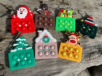 Christmas Pop It Keychains