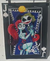 Harley Quinn and Joker Card 5D Diamond Painting