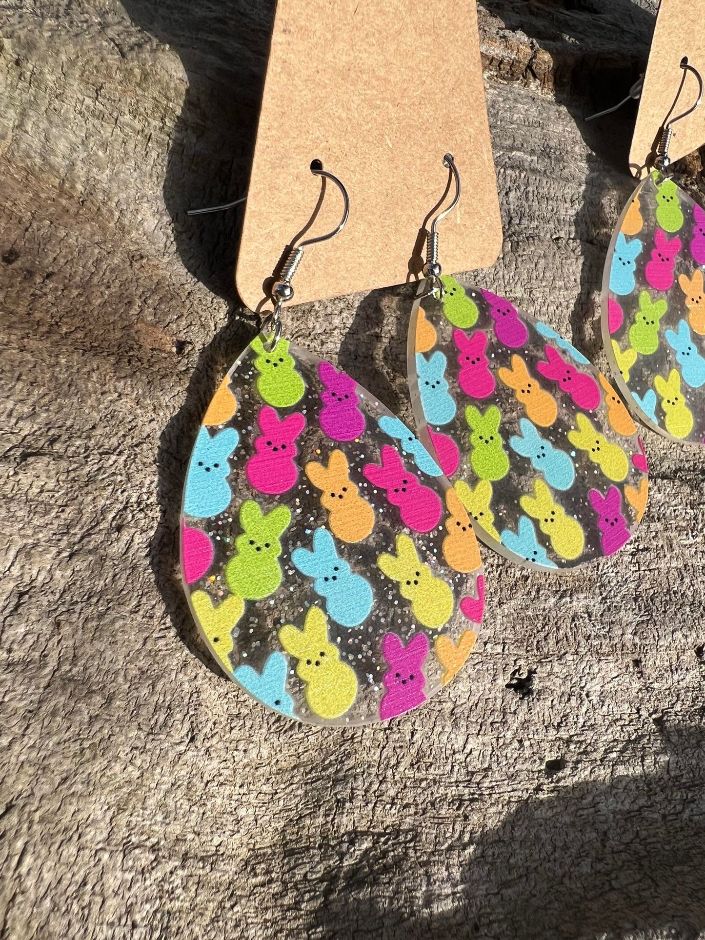 Easter Peep Dangly Earrings