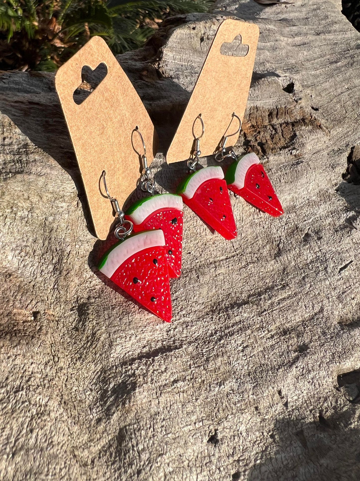 Watermelon Slice Earrings