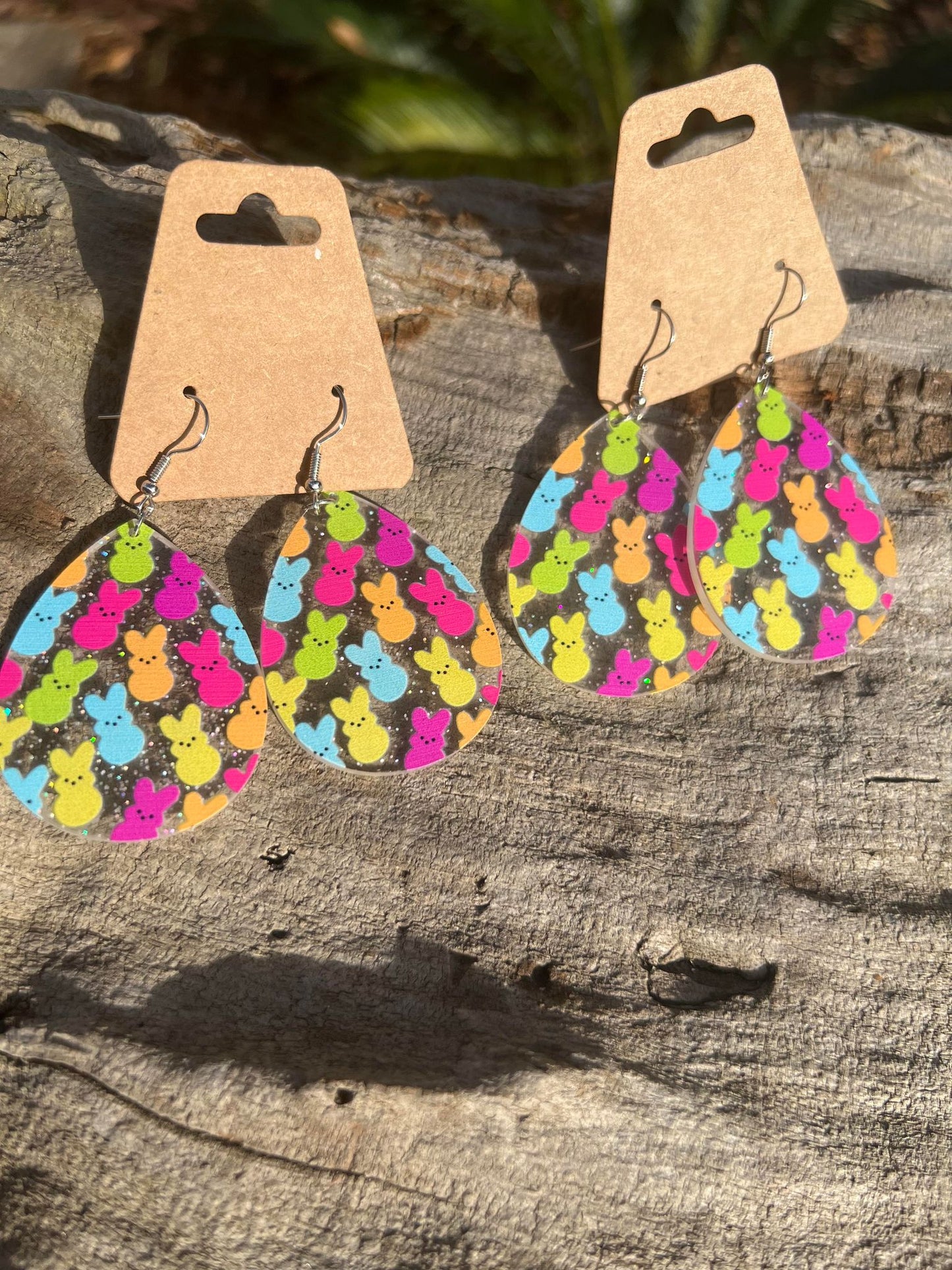 Easter Peep Dangly Earrings