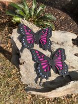 Sparkly Pink Butterfly Wall Decor