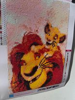 Lion King  5D Diamond Painting (completed)