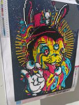 Acid Rabbit 5D Diamond Painting (completed)