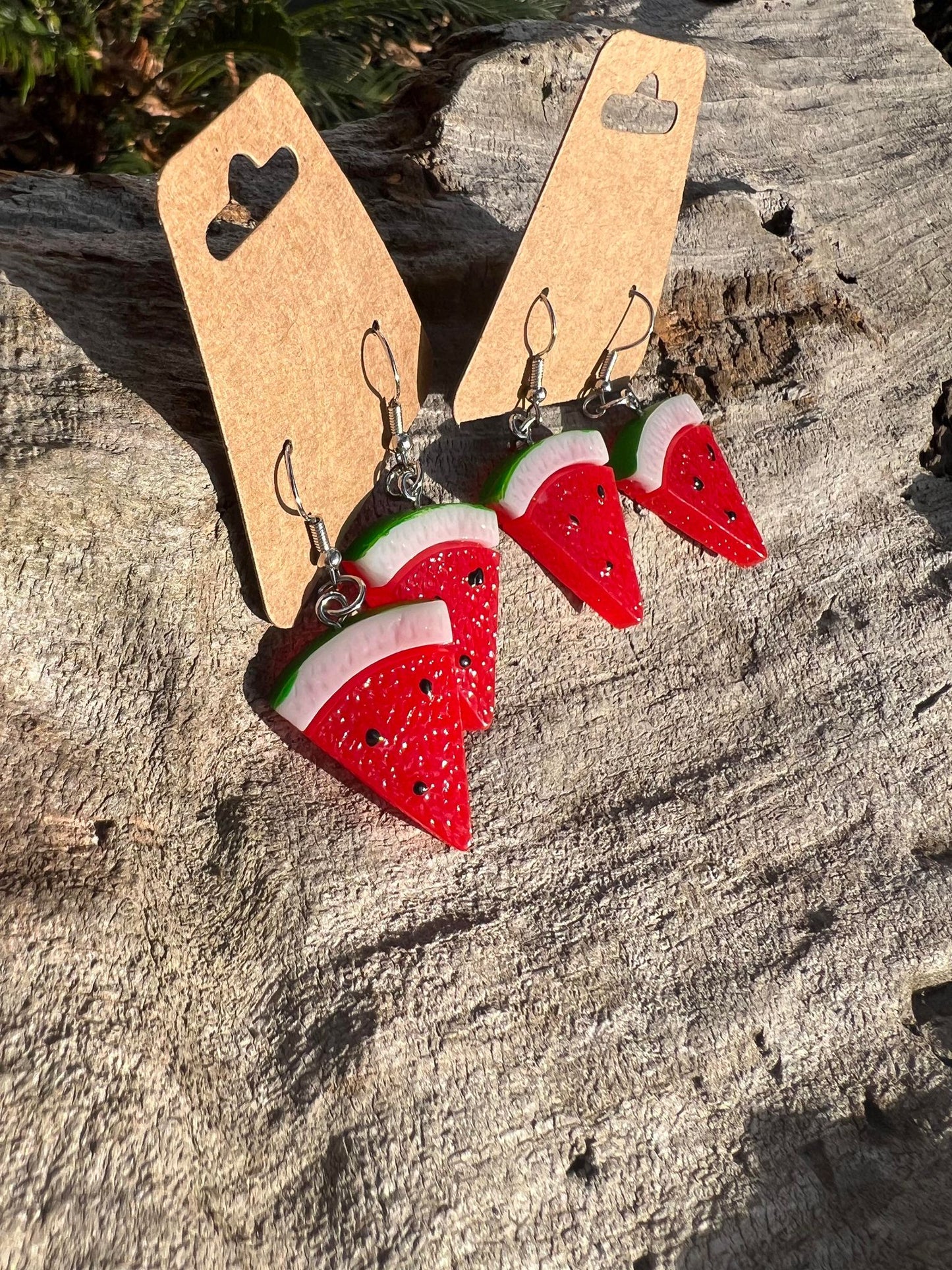 Watermelon Slice Earrings