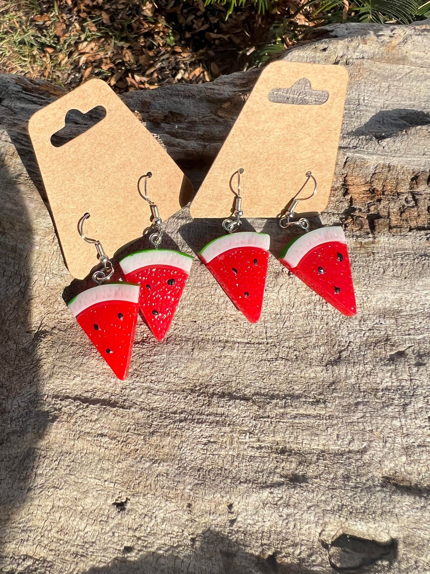 Watermelon Slice Earrings