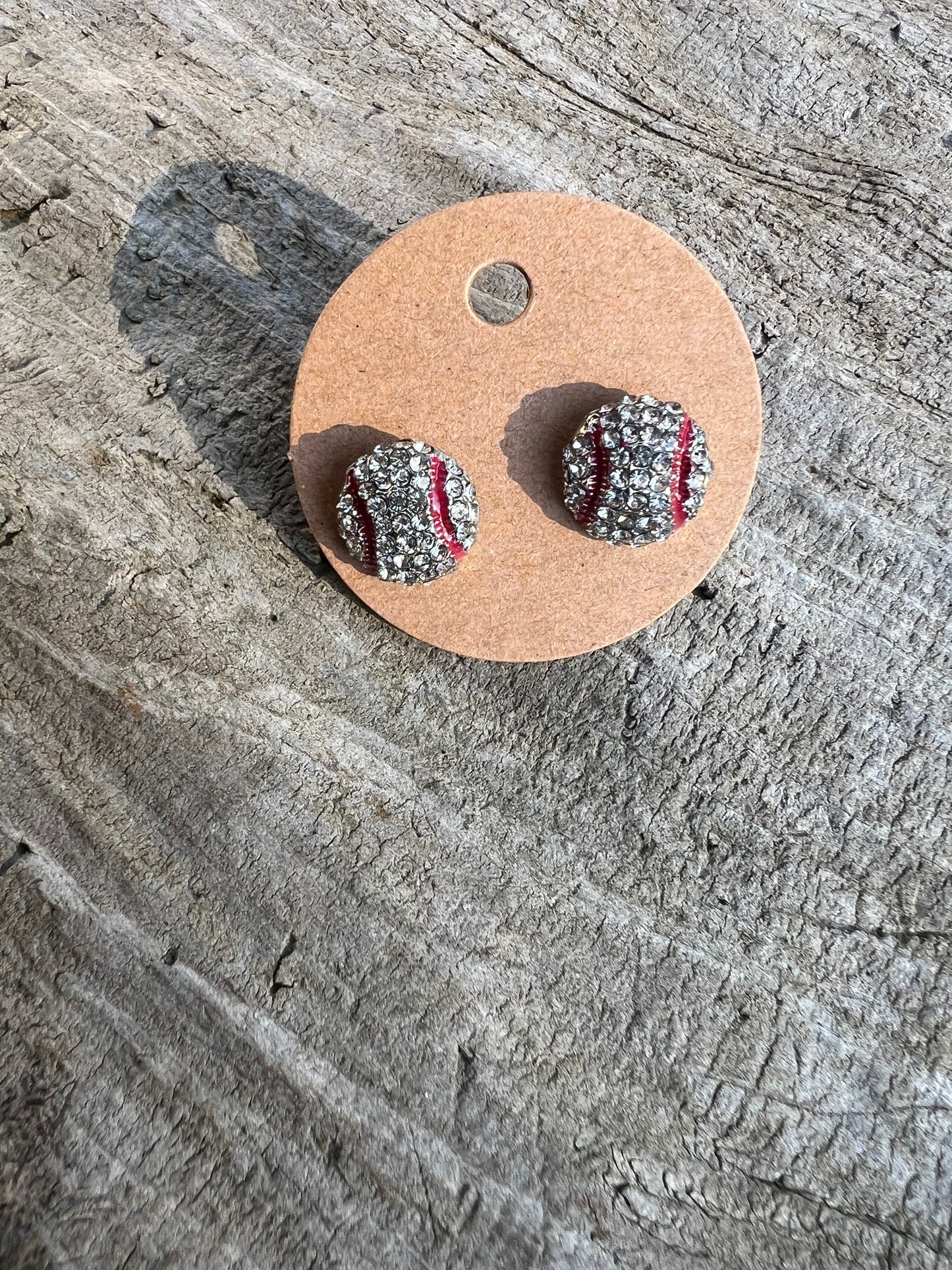 Sparkly Sports Stud Earrings