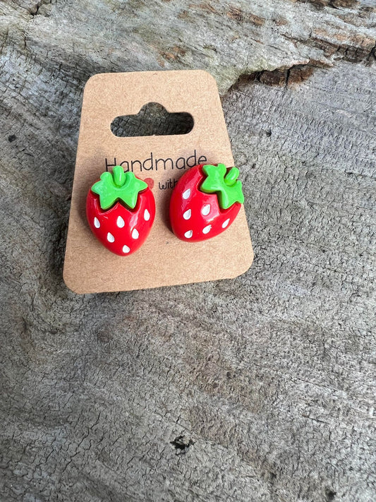 Strawberry Stud Earrings