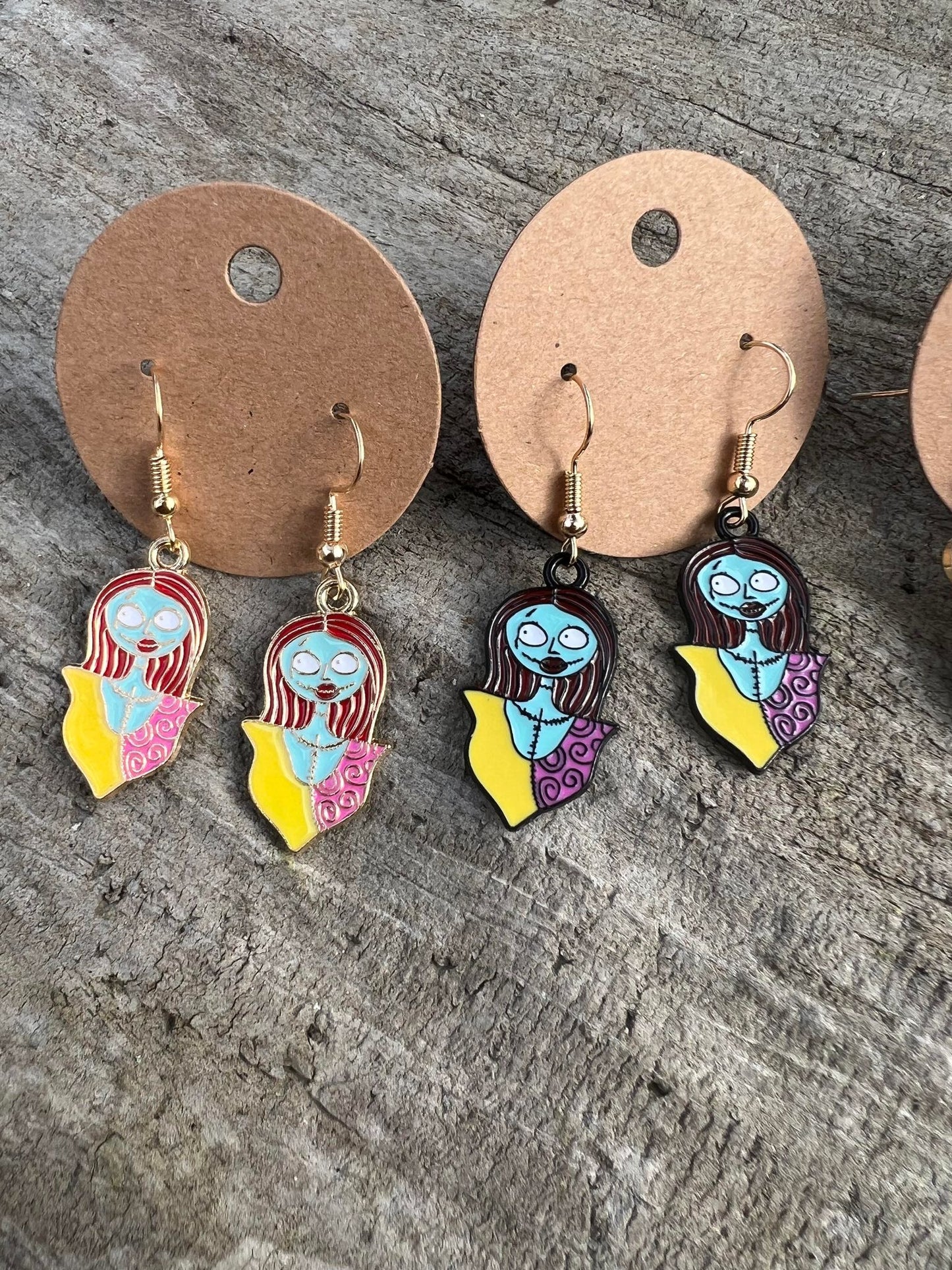 Jack and Sally Dangly Earrings