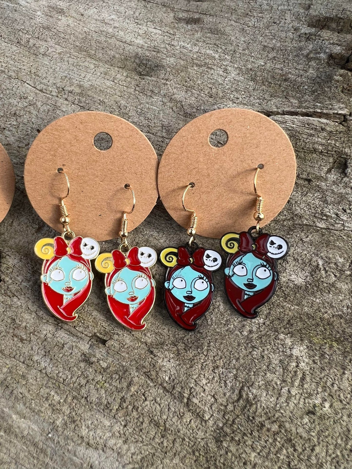 Jack and Sally Dangly Earrings