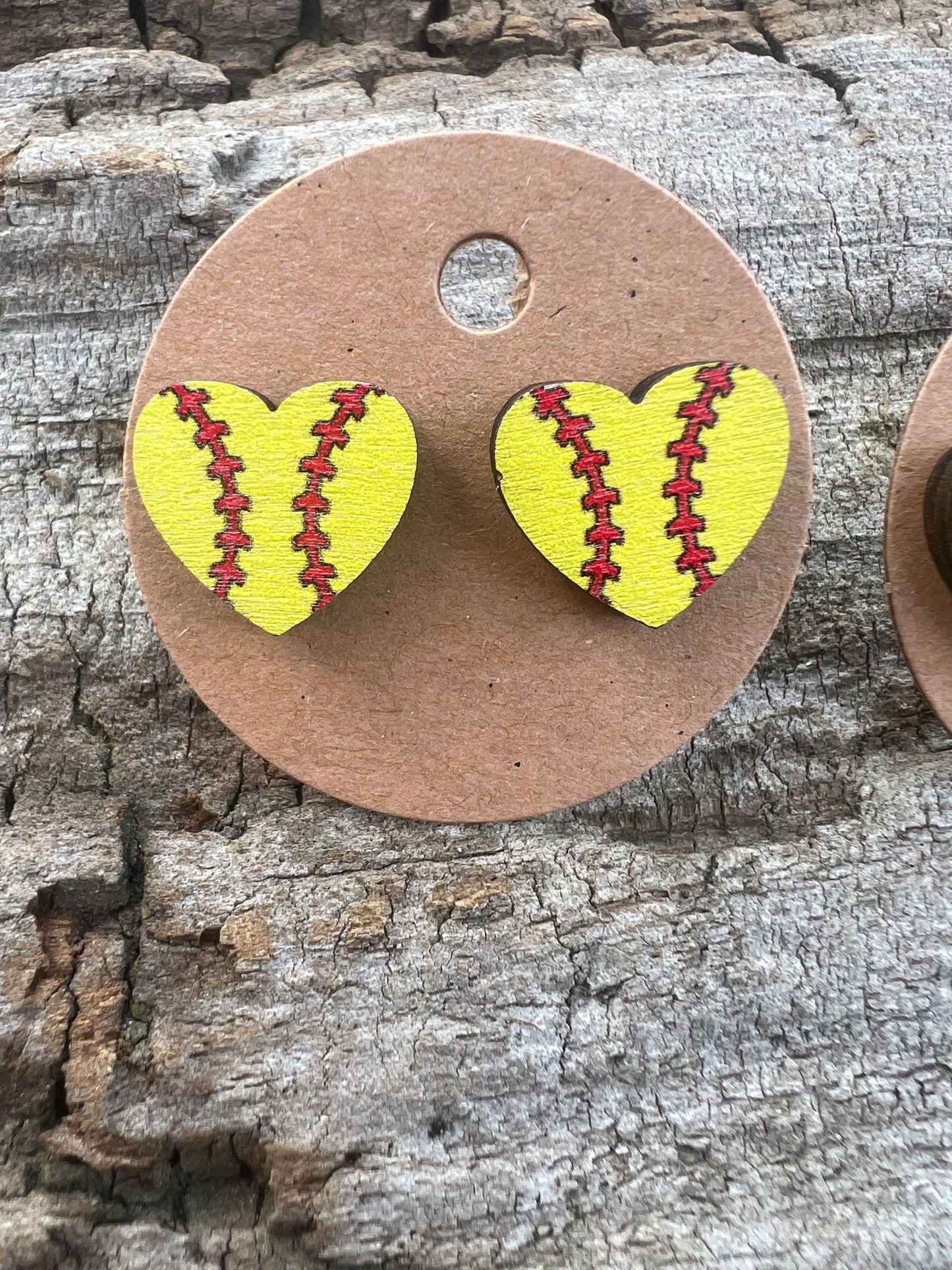 Softball Stud Earrings