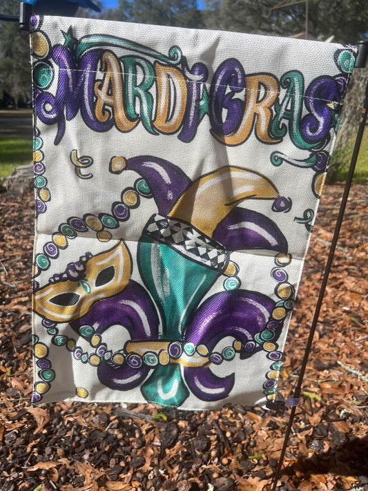 Mardi Gras Flag