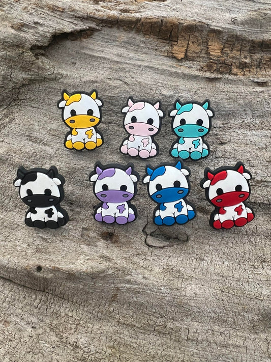 Cow Straw Charms