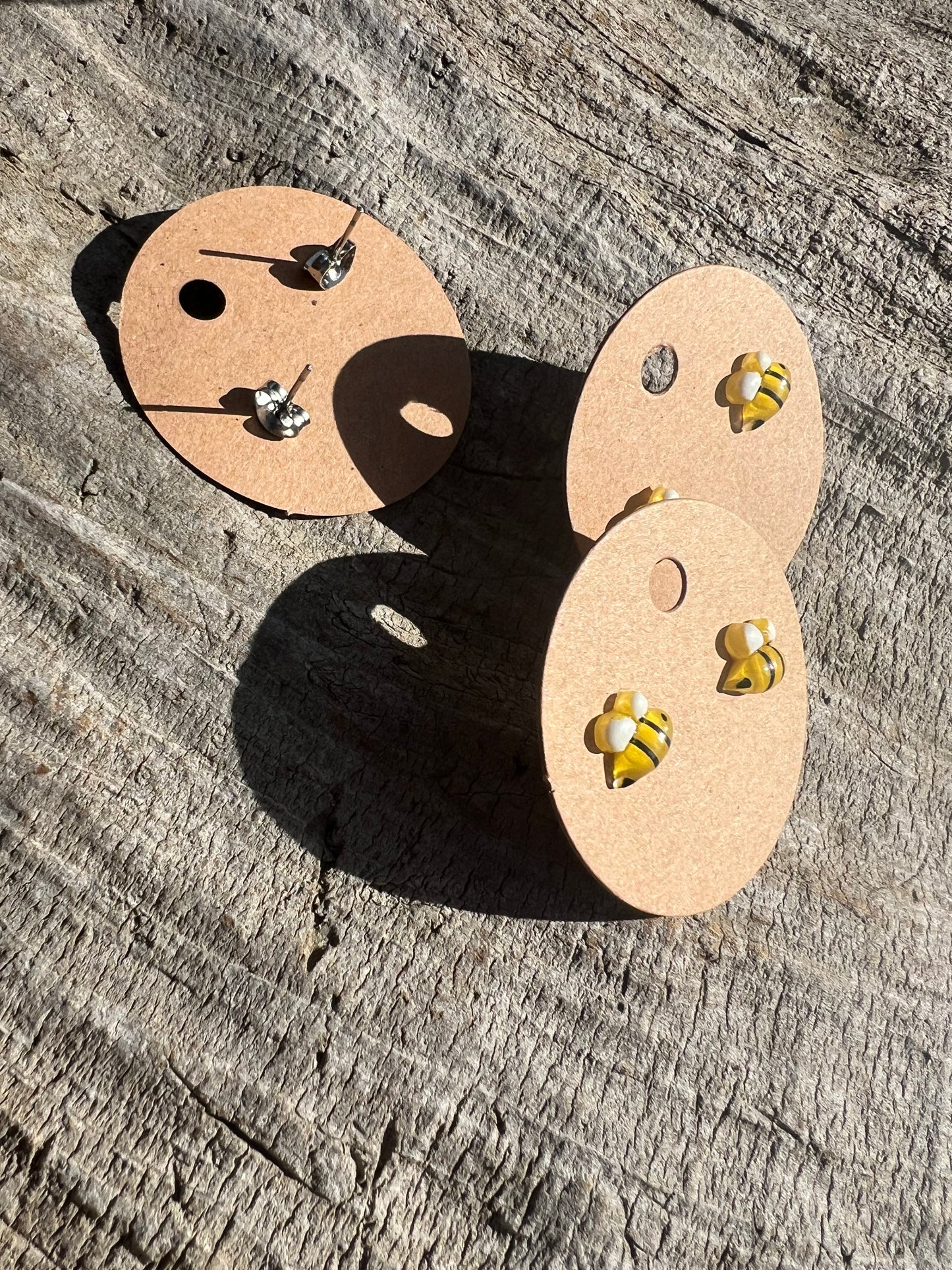 Mini Bee Stud Earrings