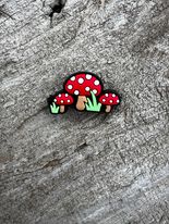 Mushroom Croc Charms