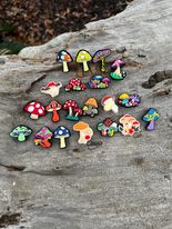 Mushroom Croc Charms