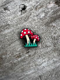 Mushroom Croc Charms