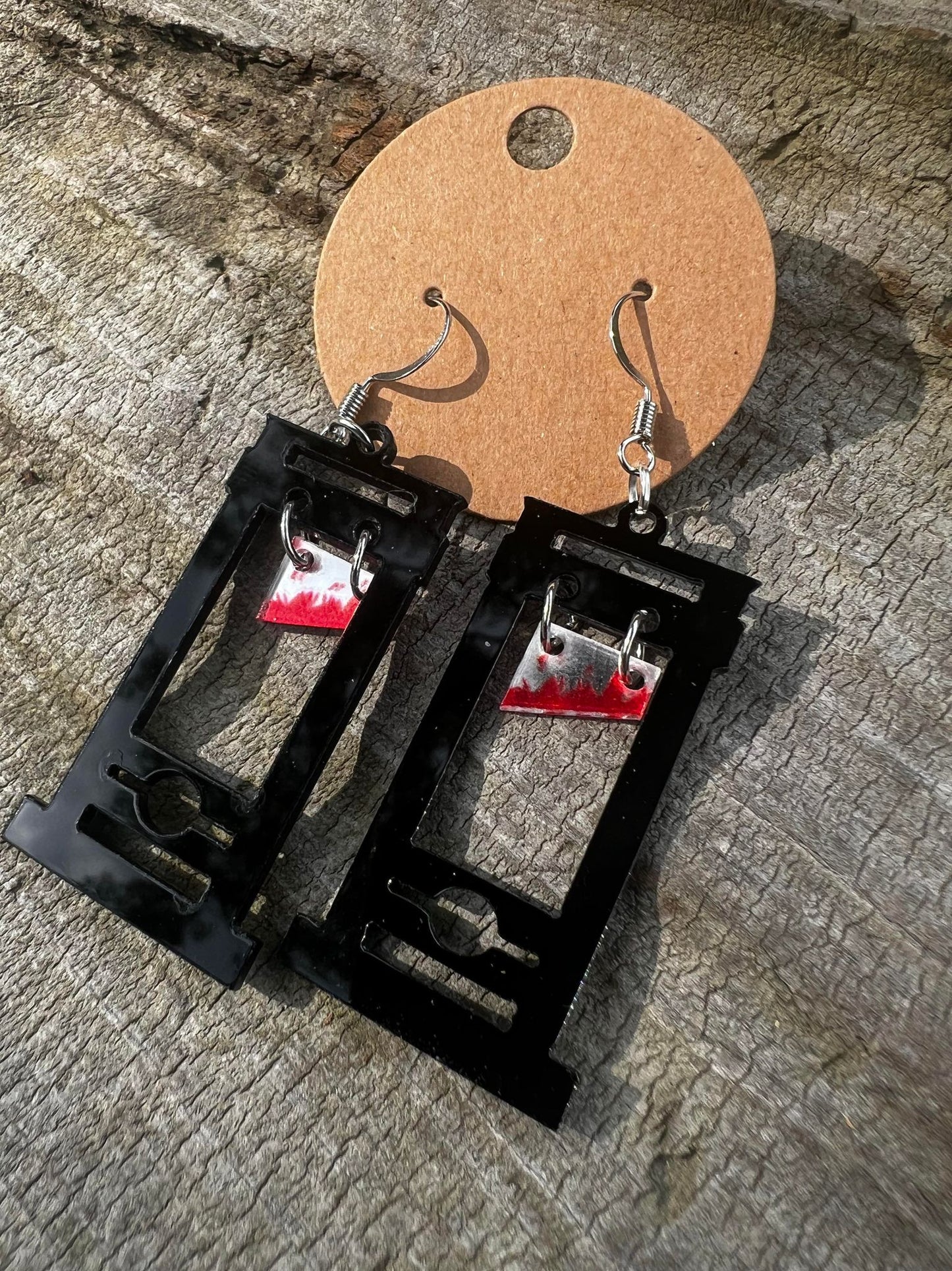 Guillotine Dangly Earrings