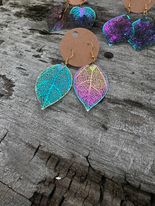 Iridescent Dangly Earrings