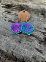 Iridescent Dangly Earrings