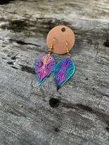 Iridescent Dangly Earrings