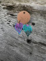 Iridescent Dangly Earrings