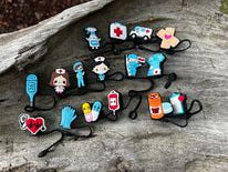 Nurse Straw Toppers