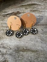 Moon Phase Dangly Earrings