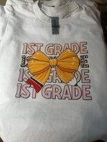 Back to School Grade Shirts