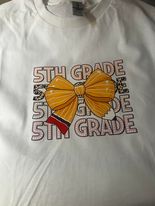 Back to School Grade Shirts