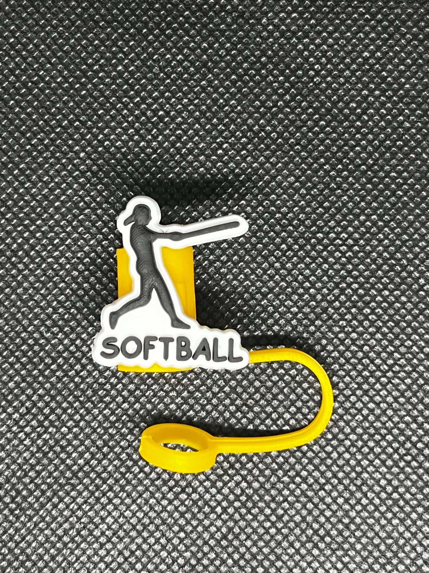 Softball Straw Toppers