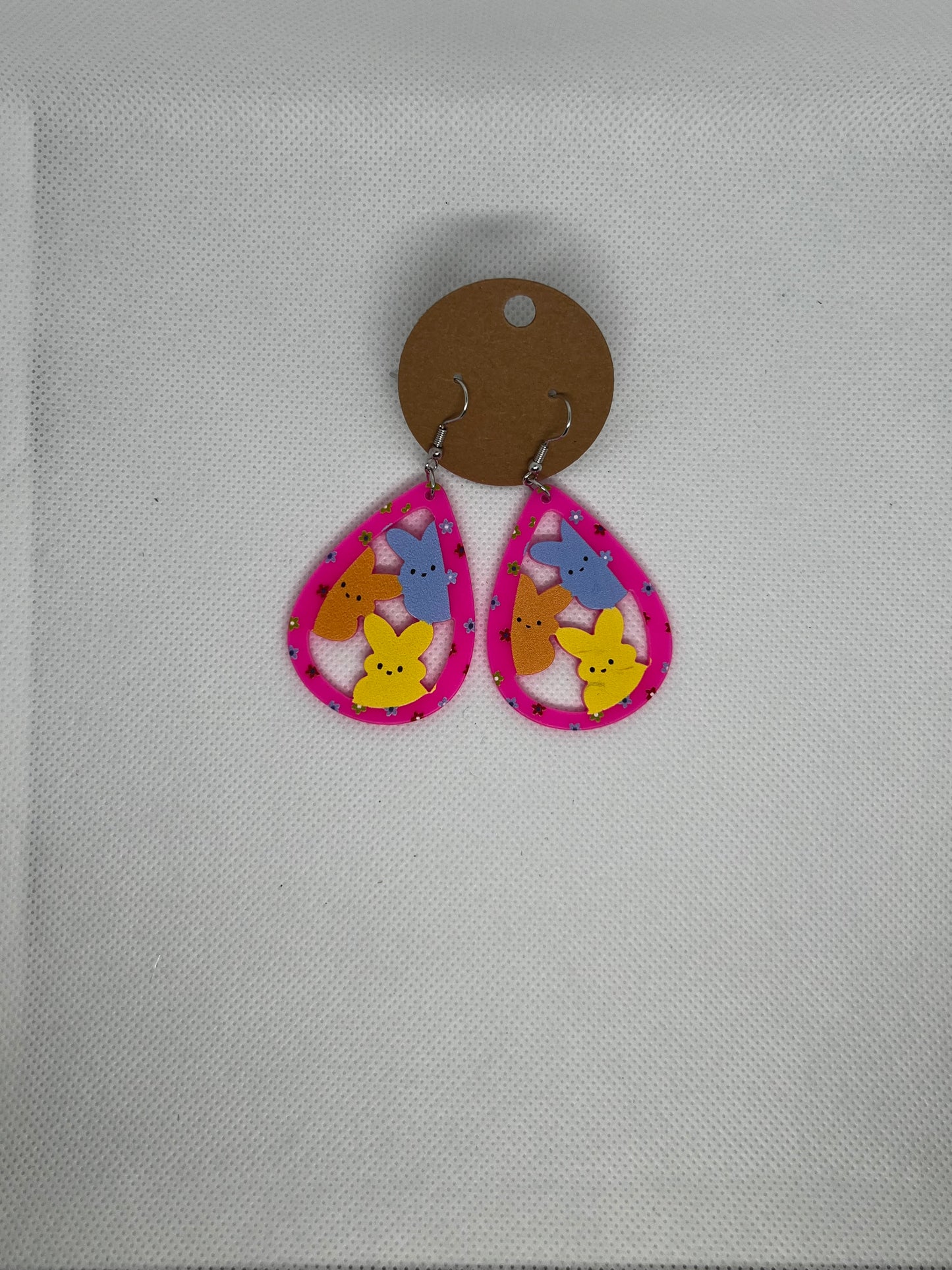 Easter Peep Dangly Earrings