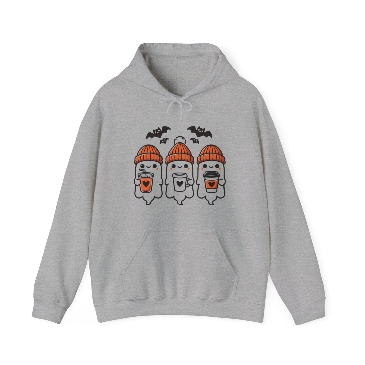 Fall Ghosties Unisex Heavy Blend™ Hooded Sweatshirt