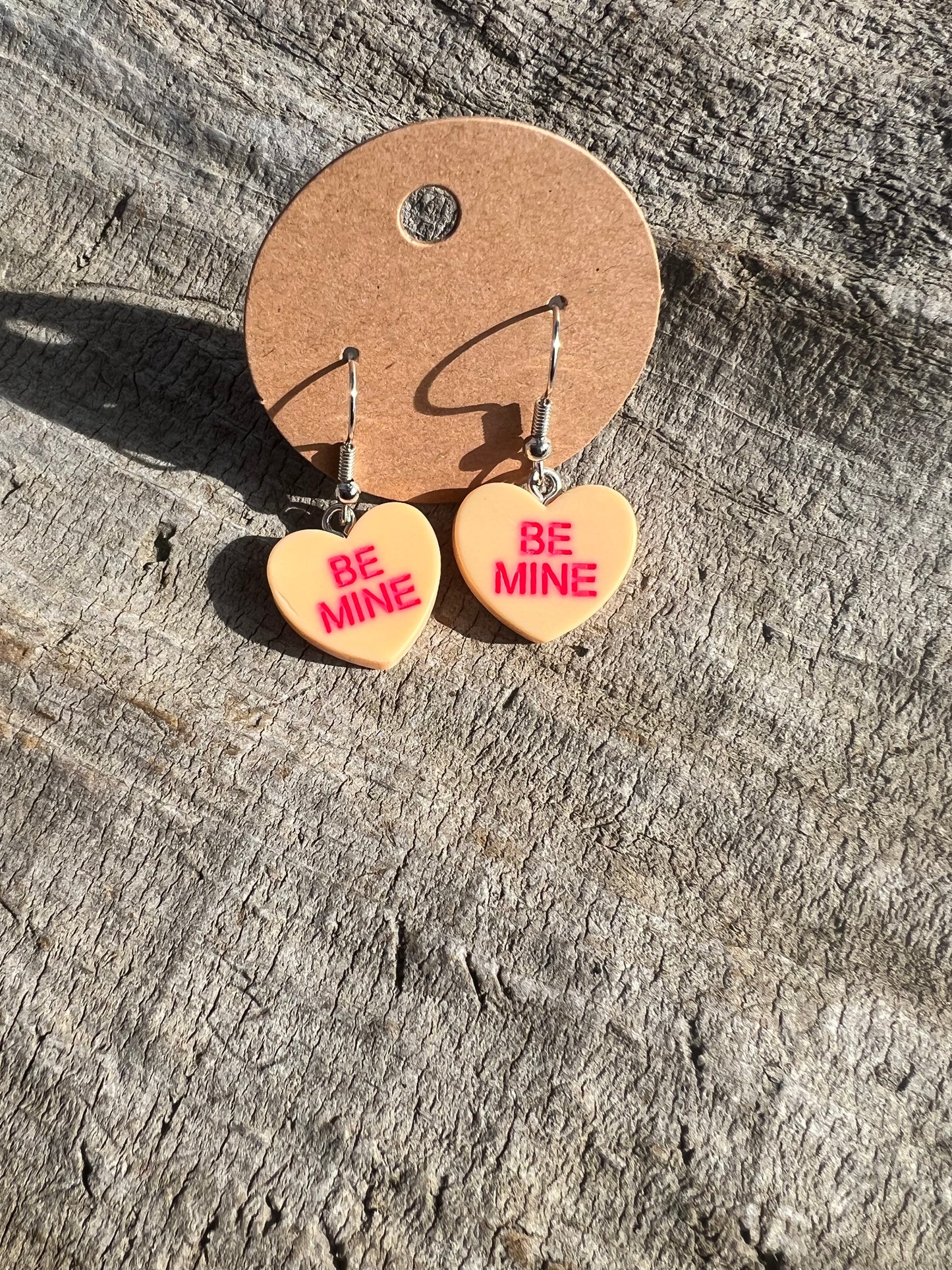 Be Mine Heart Dangly Earrings