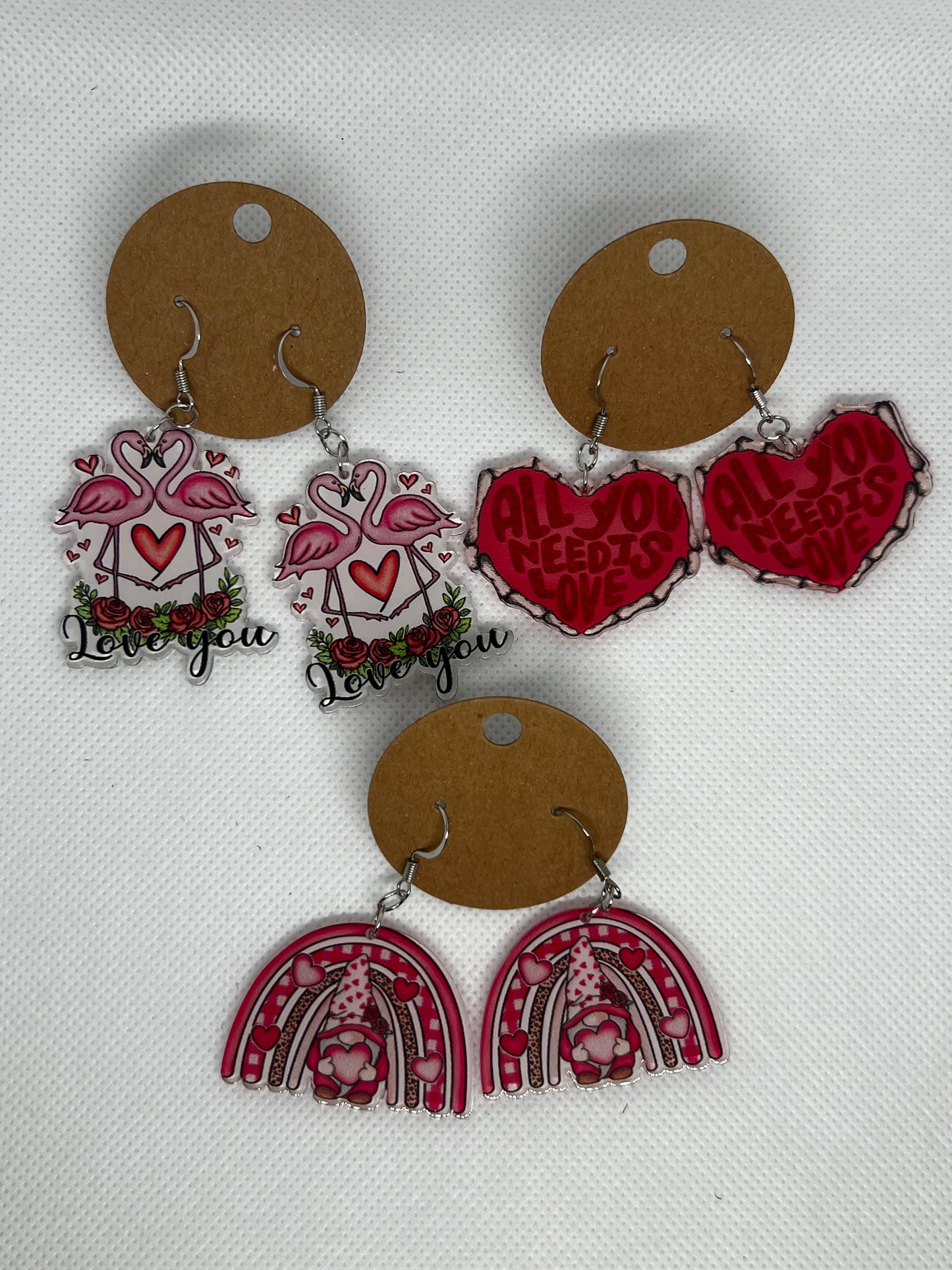 Valentine’s Love Dangly Earrings