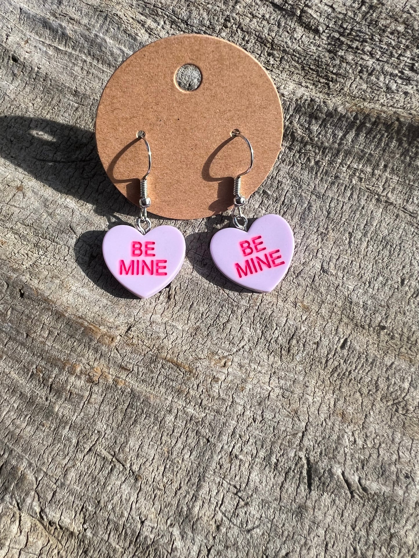 Be Mine Heart Dangly Earrings