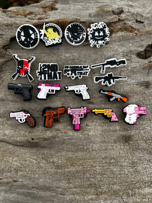 2nd Amendment Croc Charms